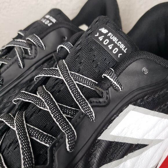 New Balance Mens Size 14 M FuelCell 4040 V7 Molded Baseball Shoes Black main image 5